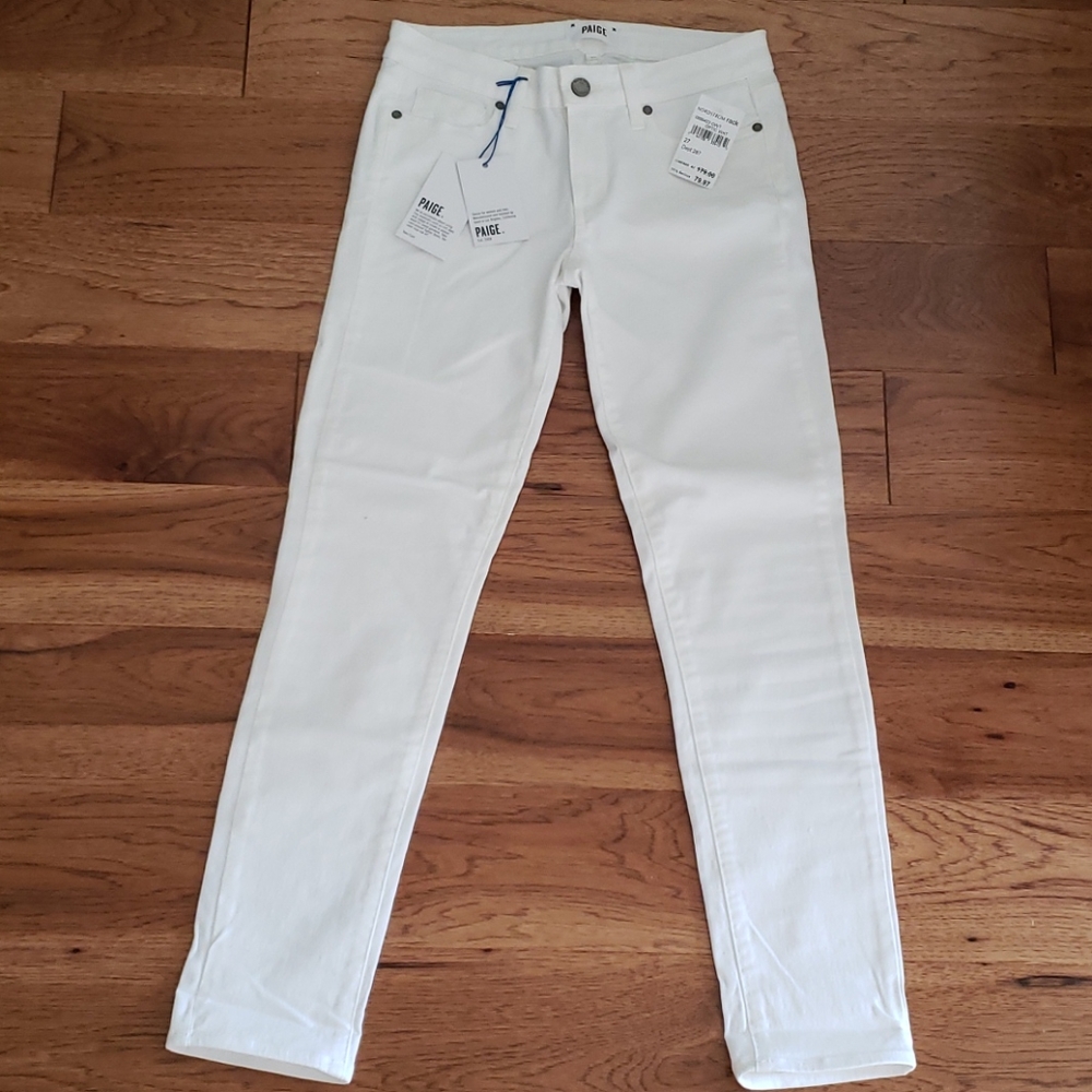 White Skinny Jeans NWT by PAIGE